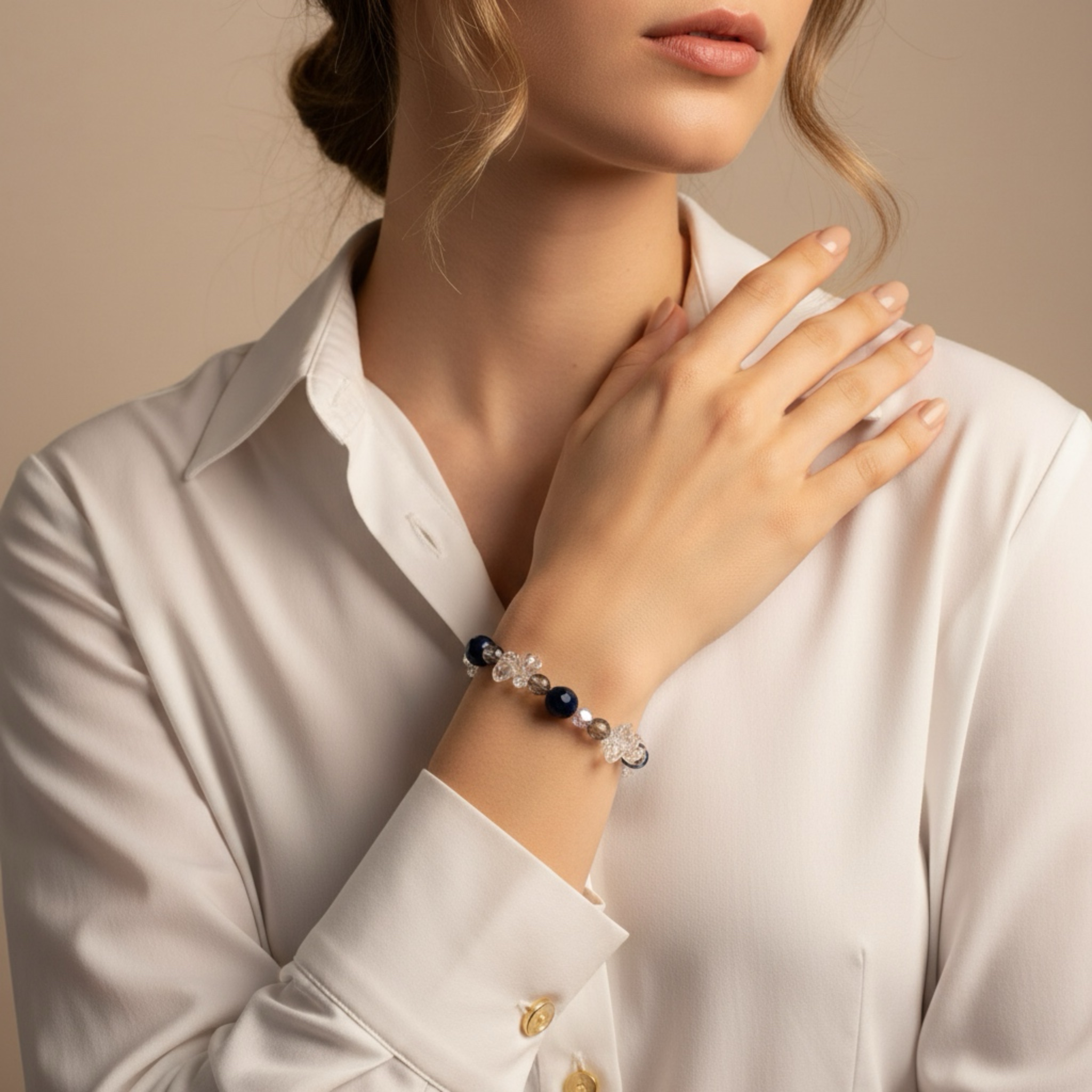 Crystal Bead Bracelet