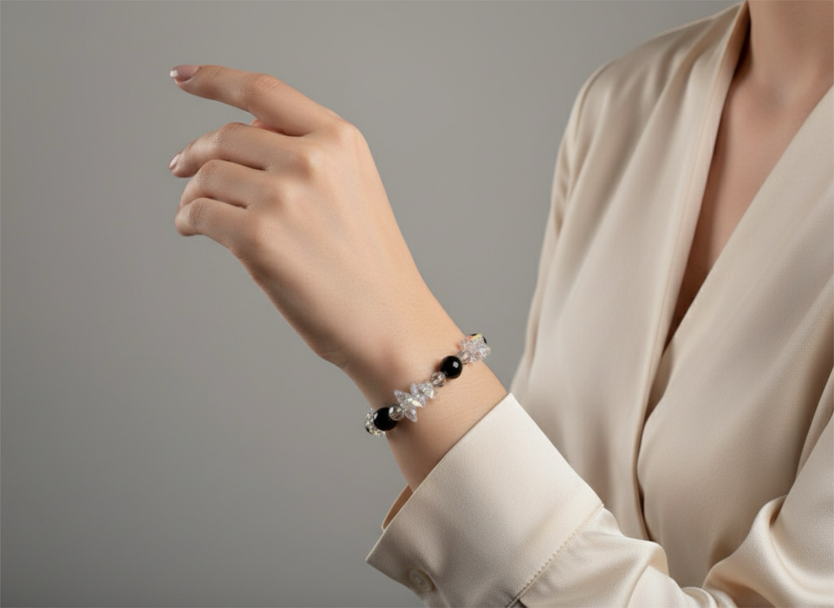 Crystal Bead Bracelet