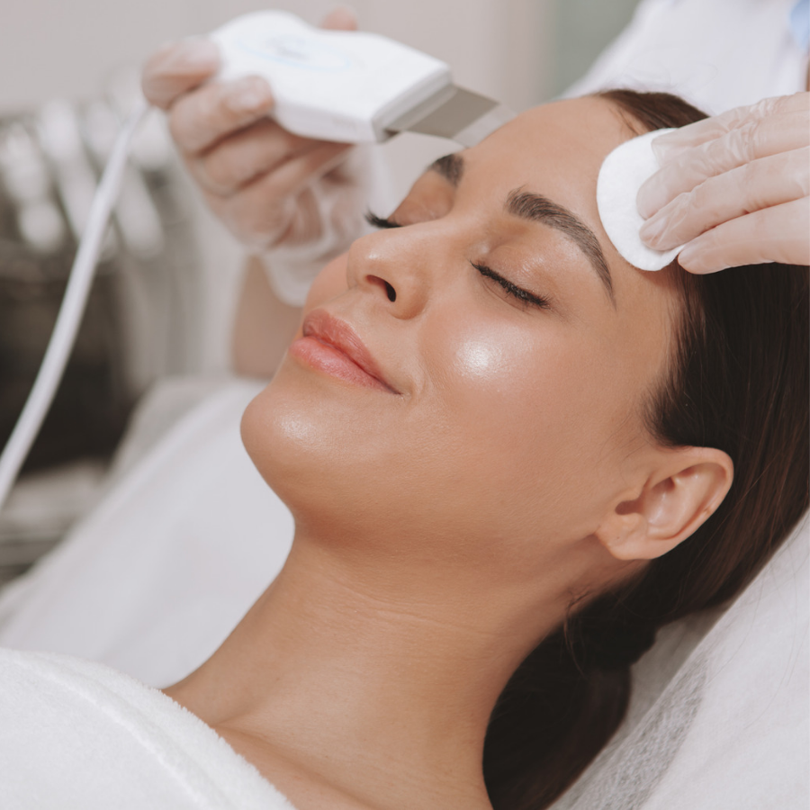 Ultraäänipuhdistus kasvoille ja kaulalle  60 min