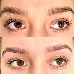 Elleebana Ripsien kestotaivutus ja kulmien laminointi, sis värjäys ja muotoilu  75 min