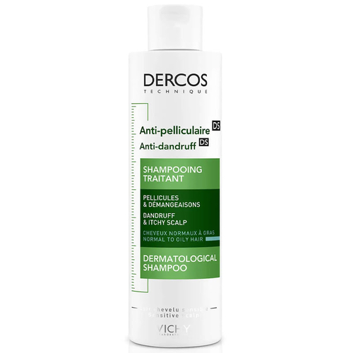Vichy Dercos Technique Anti-Dandruff DS Dermatological Shampoo for Normal to Oily Hair 200ml