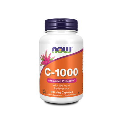 كبسولات فيتامين C 1000 - NOW C-1000 with Rose Hips & Bioflavonoids
