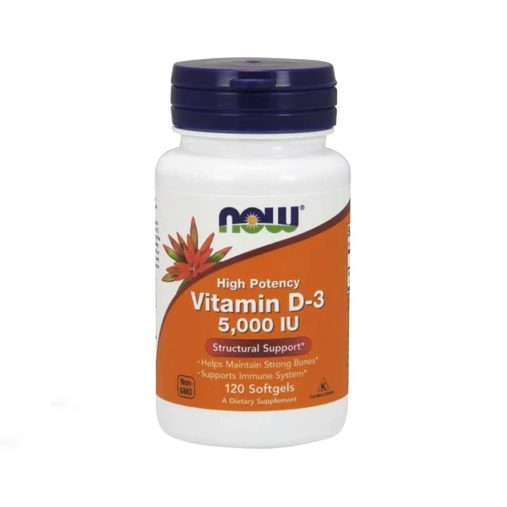 فيتامين د-3 5000 وحدة - VITAMIN D3 5000 IU 120CAP NOW