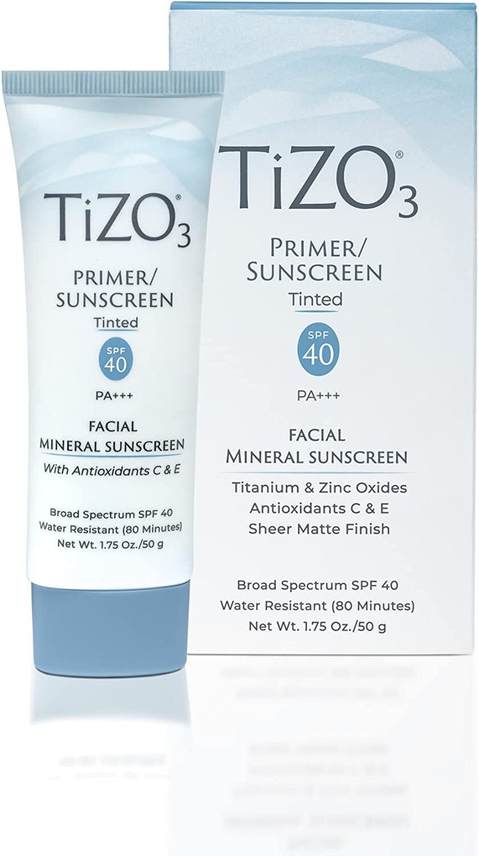TIZO 3 Facial Mineral Sunscreen - Tinted SPF 40 (واقي شمس تي زو 3 المعدني للوجه - ملون وبمعامل حماية 40)