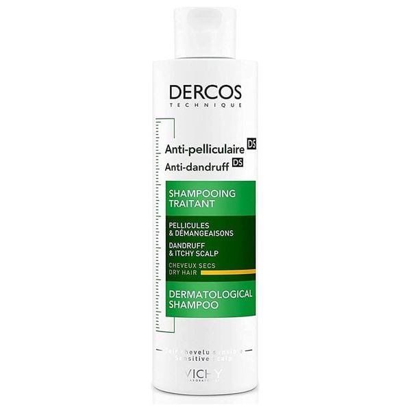 Vichy Dercos Technique Anti-Dandruff DS Treatment Shampoo for Dry Hair 200ml