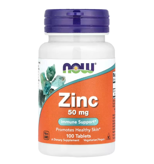 زنك ٥٠ ملغ - ZINC 50MG 100 TAB NOW