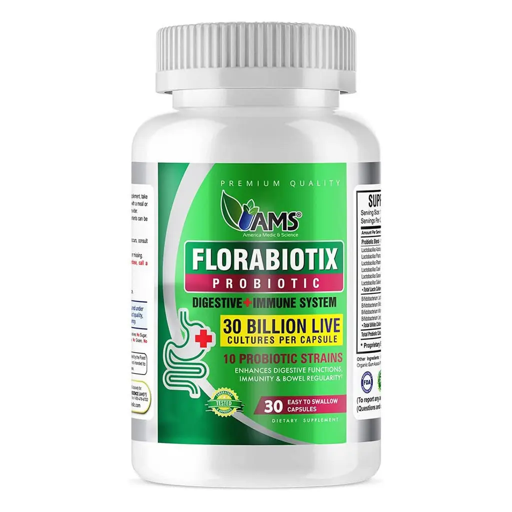فلورابيوتيكس بروبيوتيك - AMS Florabiotix Probiotic 30 Billion