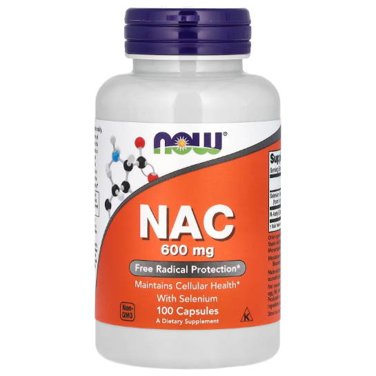NAC 600mg 100CAP NOW 