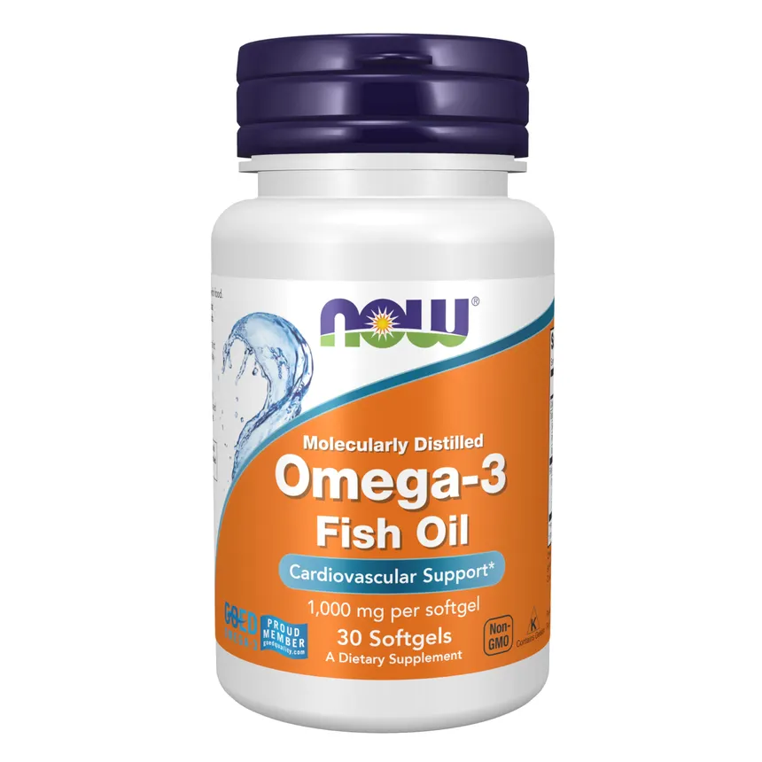 زيت السمك أوميغا-3 - Omega 3 Fish Oil Now 30cap