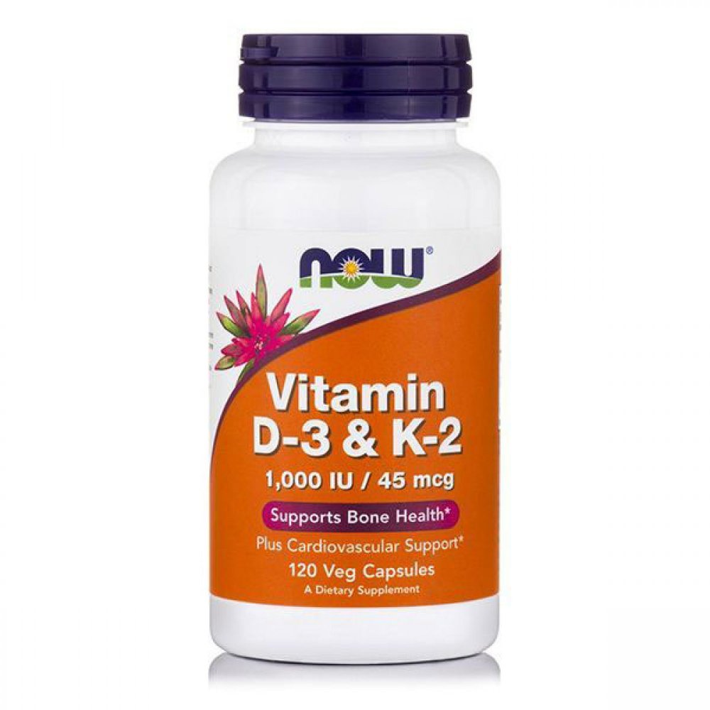 VITAMIN D3 & K2 120CAP NOW