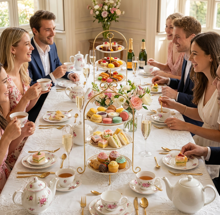 Servies high tea huren