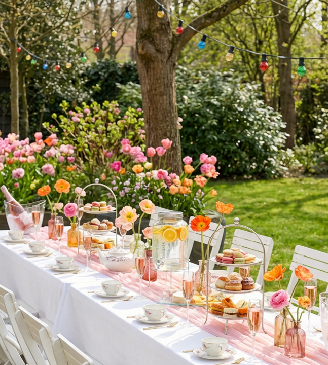 Kaasdoek decoratie licht roze