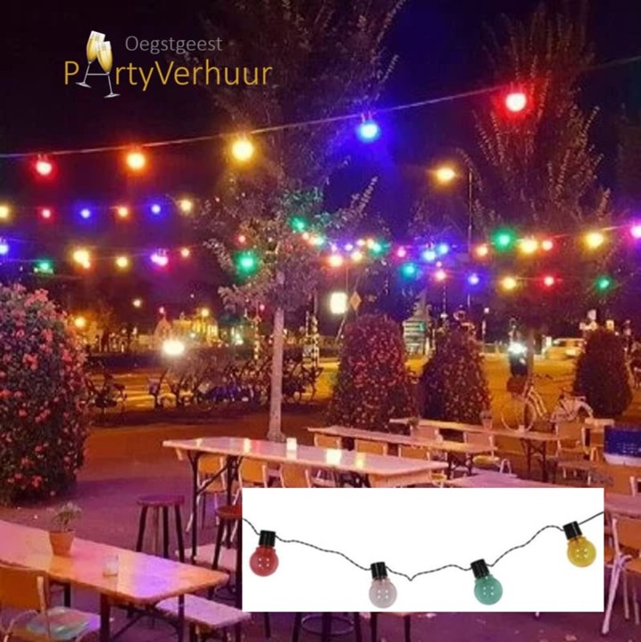 Gekleurde lampjes lichtsnoeren 5 meter