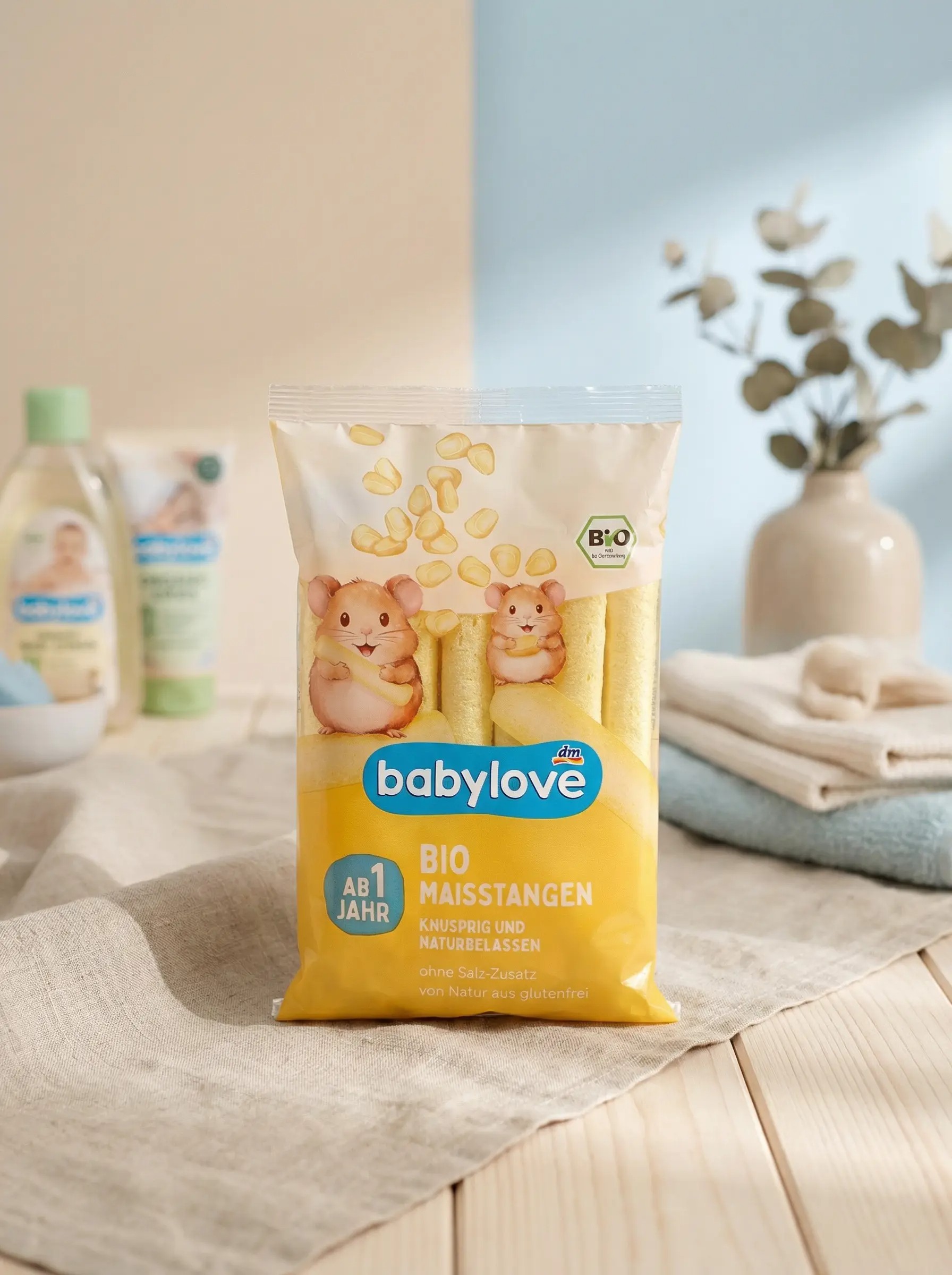 Babylove Organic Corn Sticks