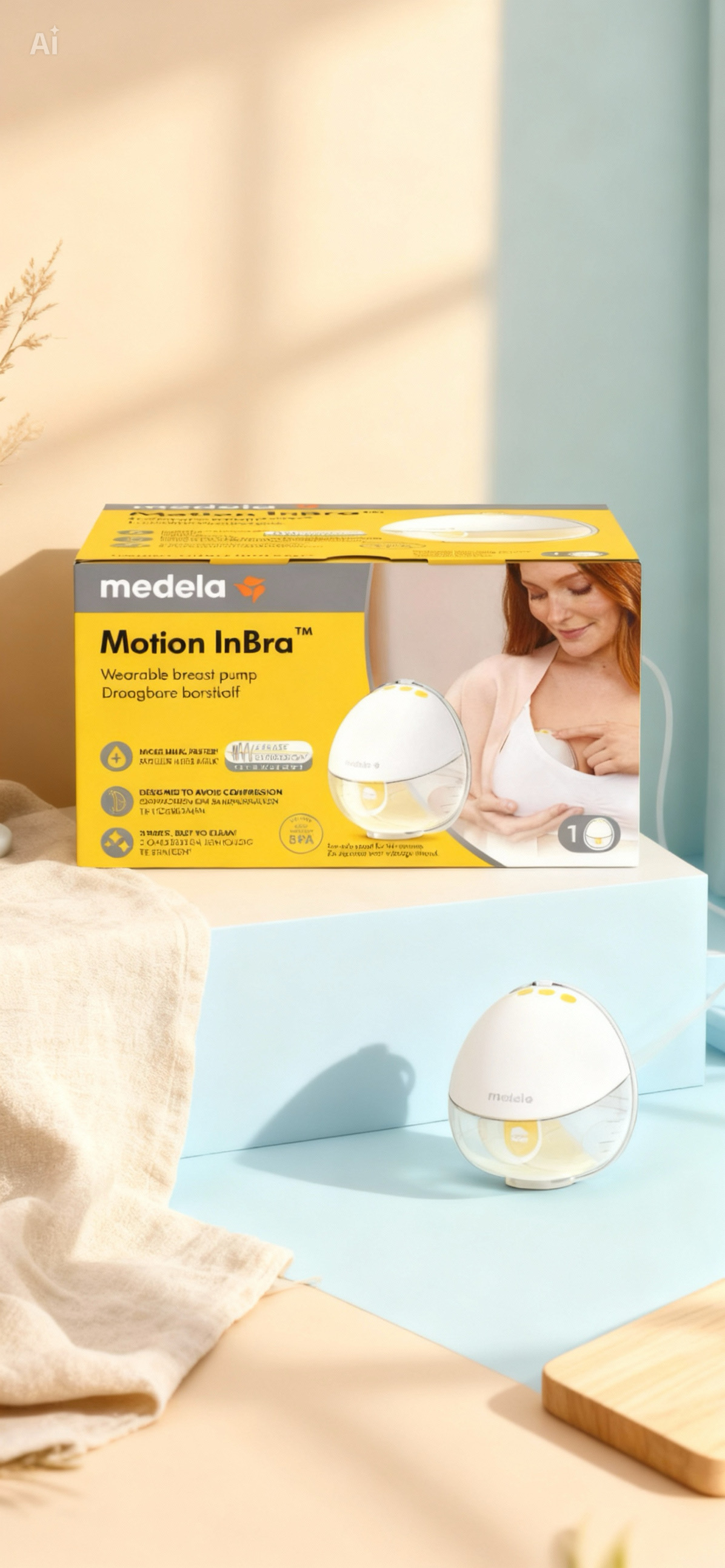Medela Motion InBra Wearable Breast Pump