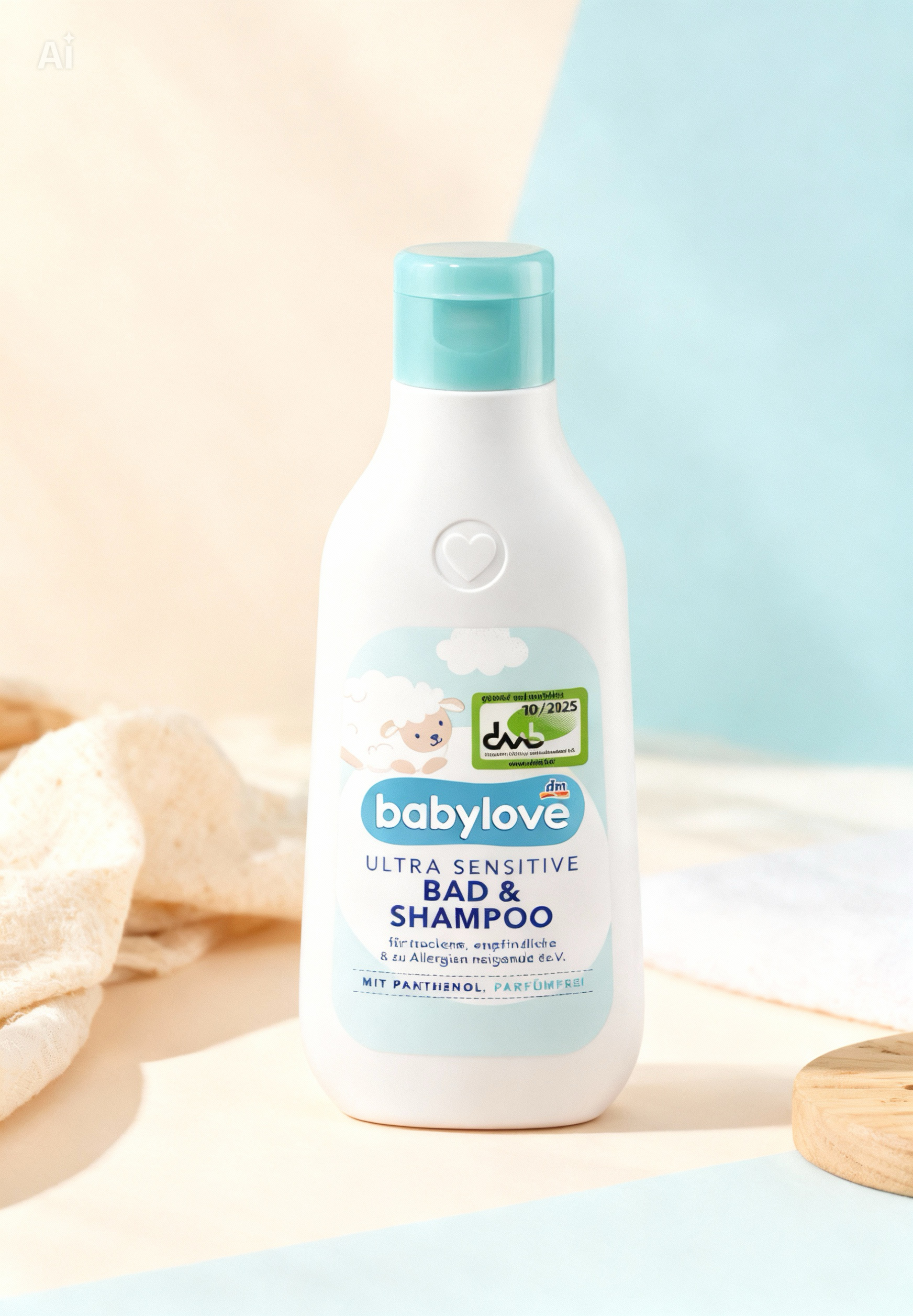 babylove Ultra Sensitive Baby Bath & Shampoo, 250 ml