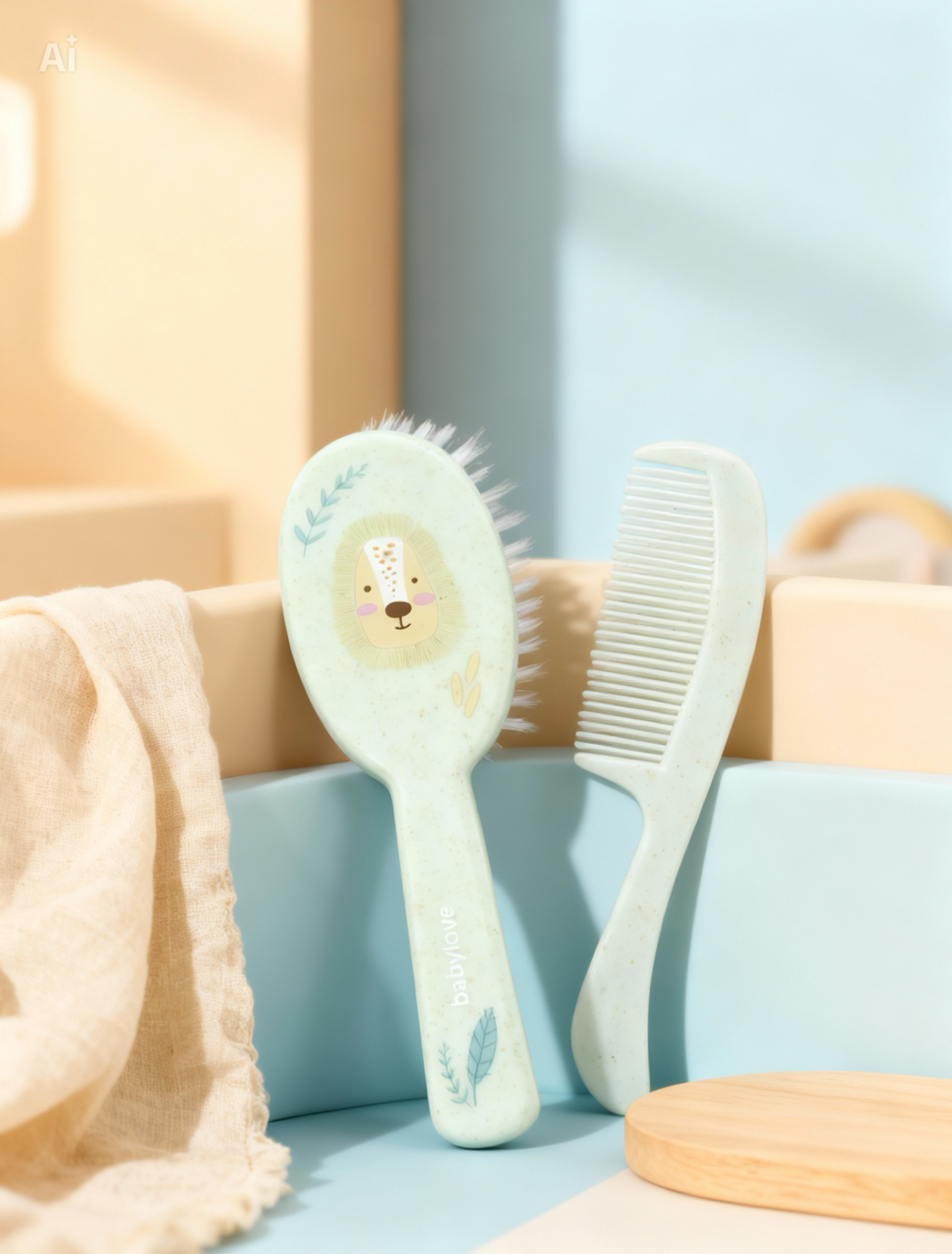 babylove 2-Piece Baby Brush Set, 1 pc