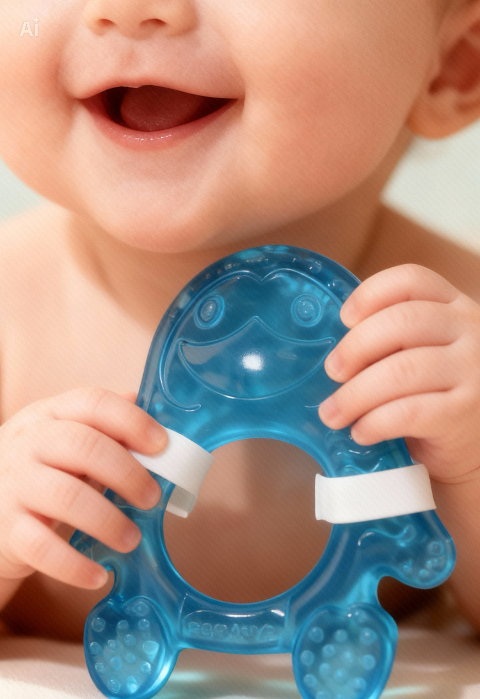 Blue Baby Teether