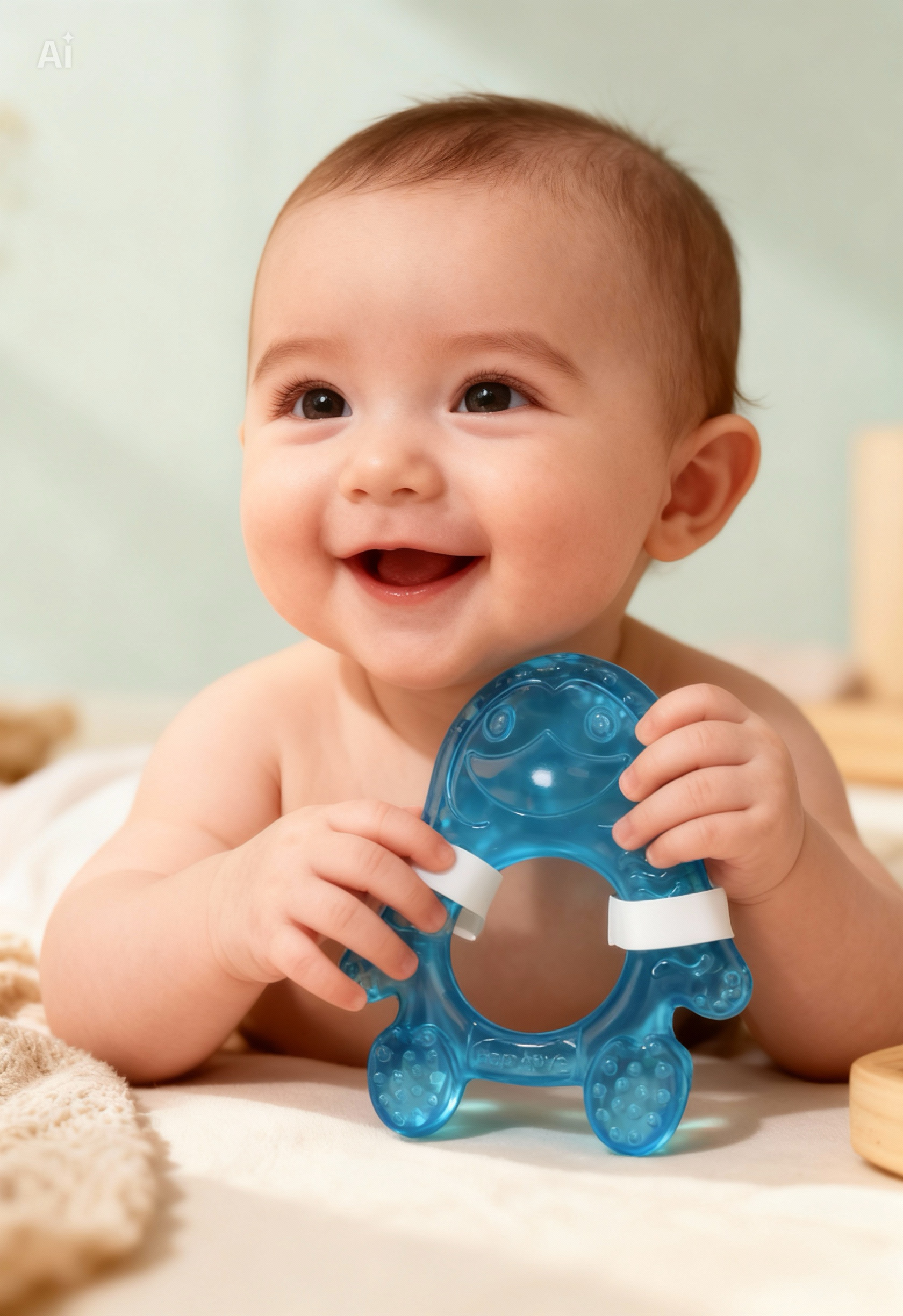 Blue Baby Teether