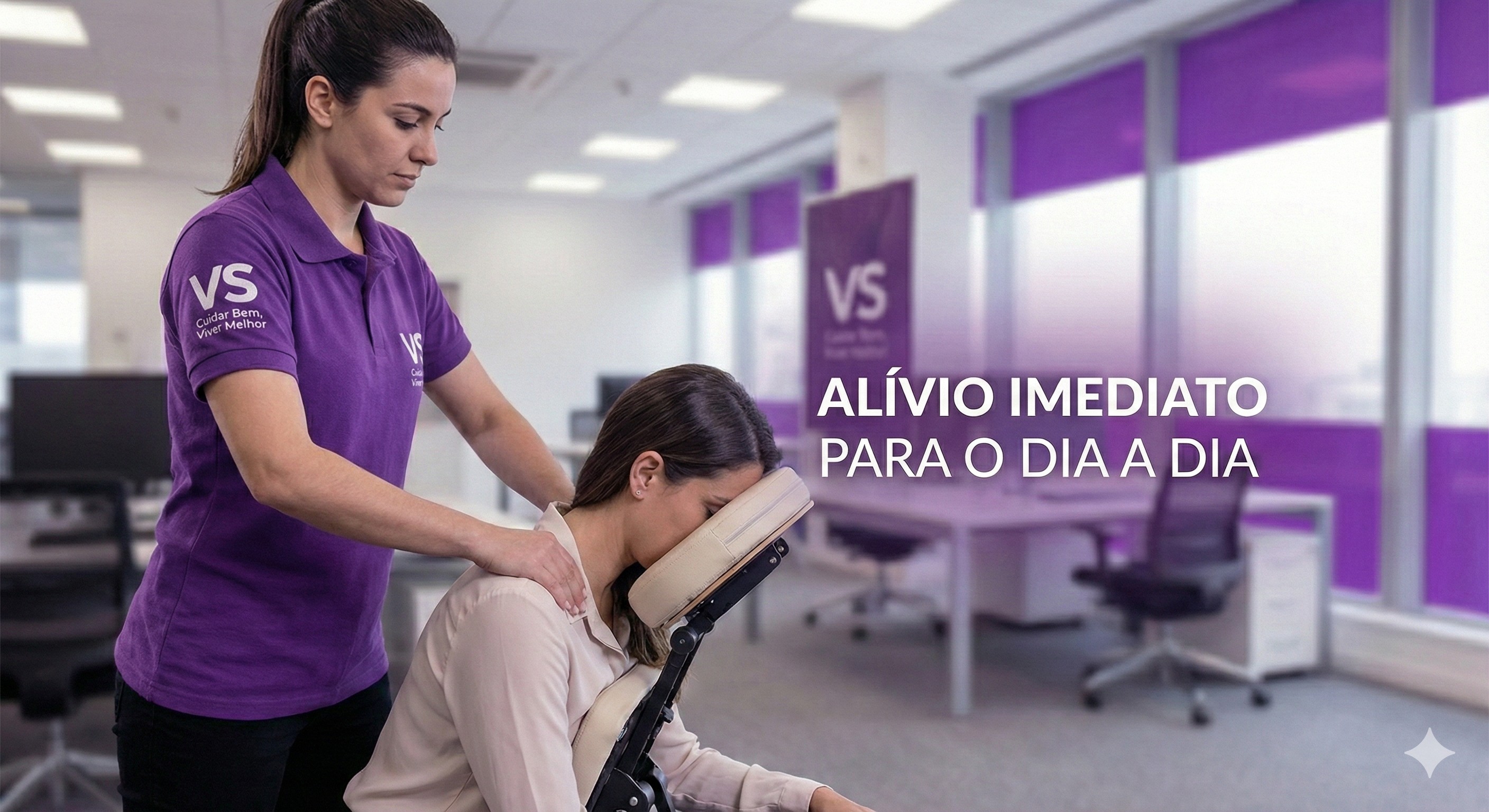 Sessão de Quick Massage