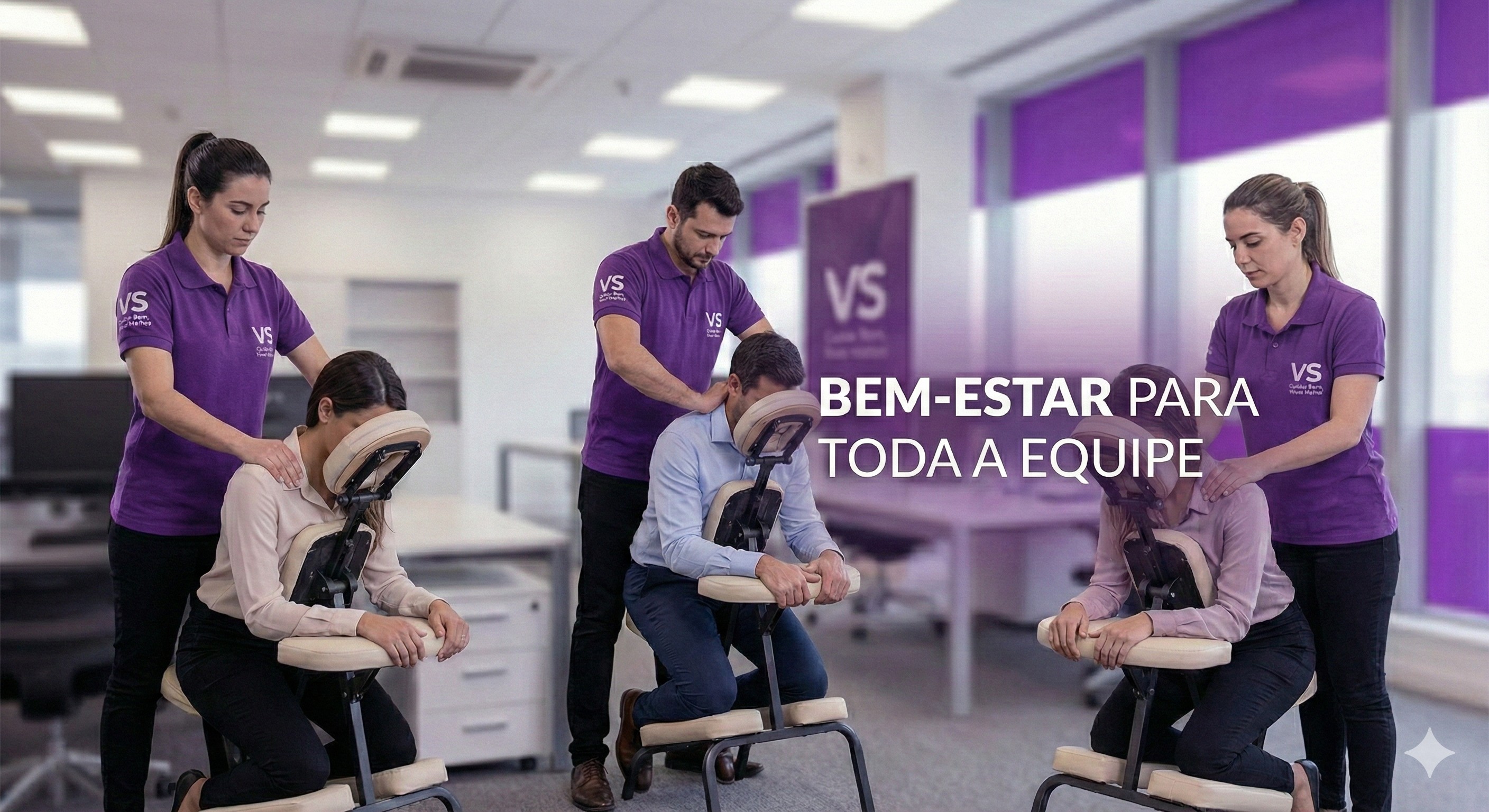 Sessão de Quick Massage