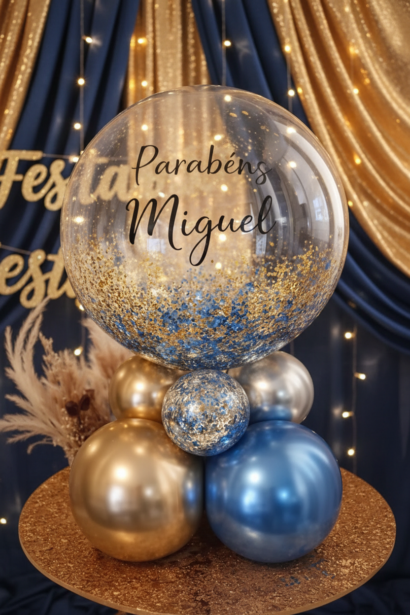 🎈Balão Cristal Festivo