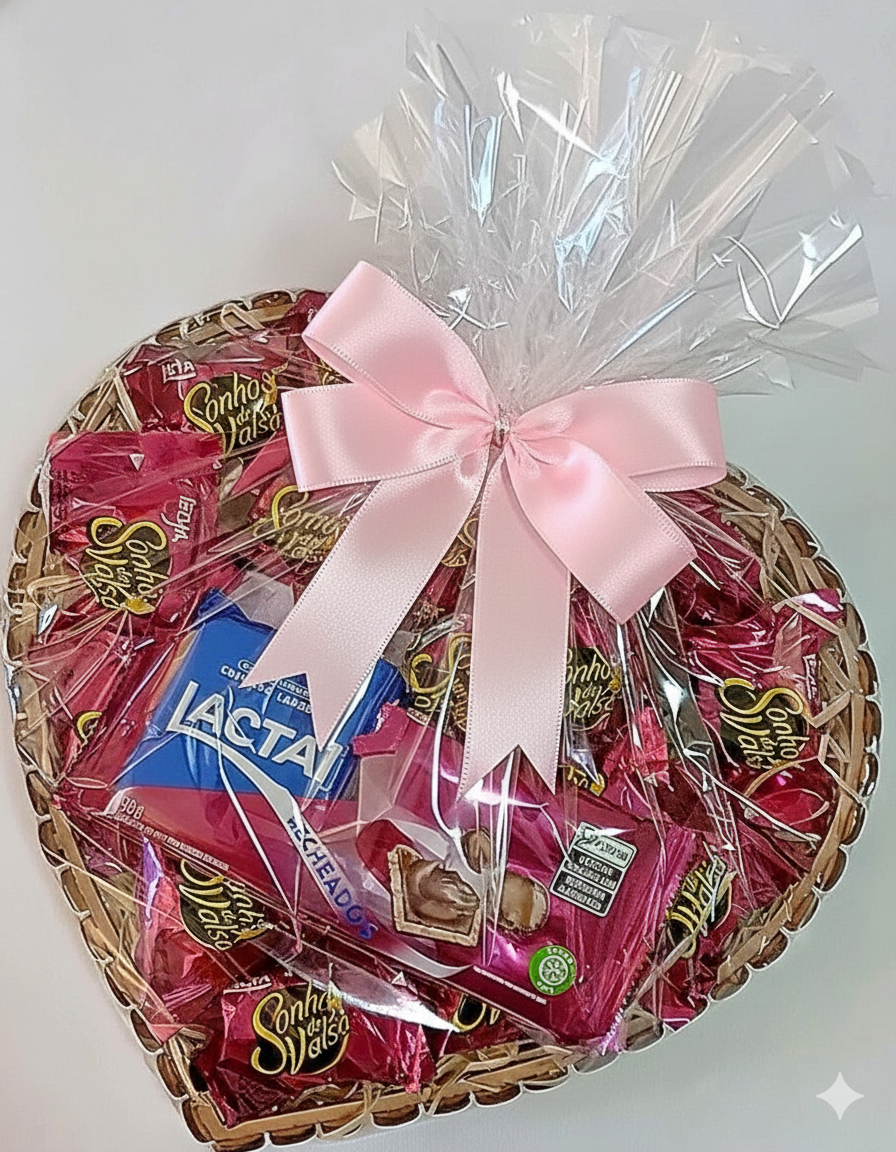 ❤️Cesta de Chocolate Sonho de Valsa
