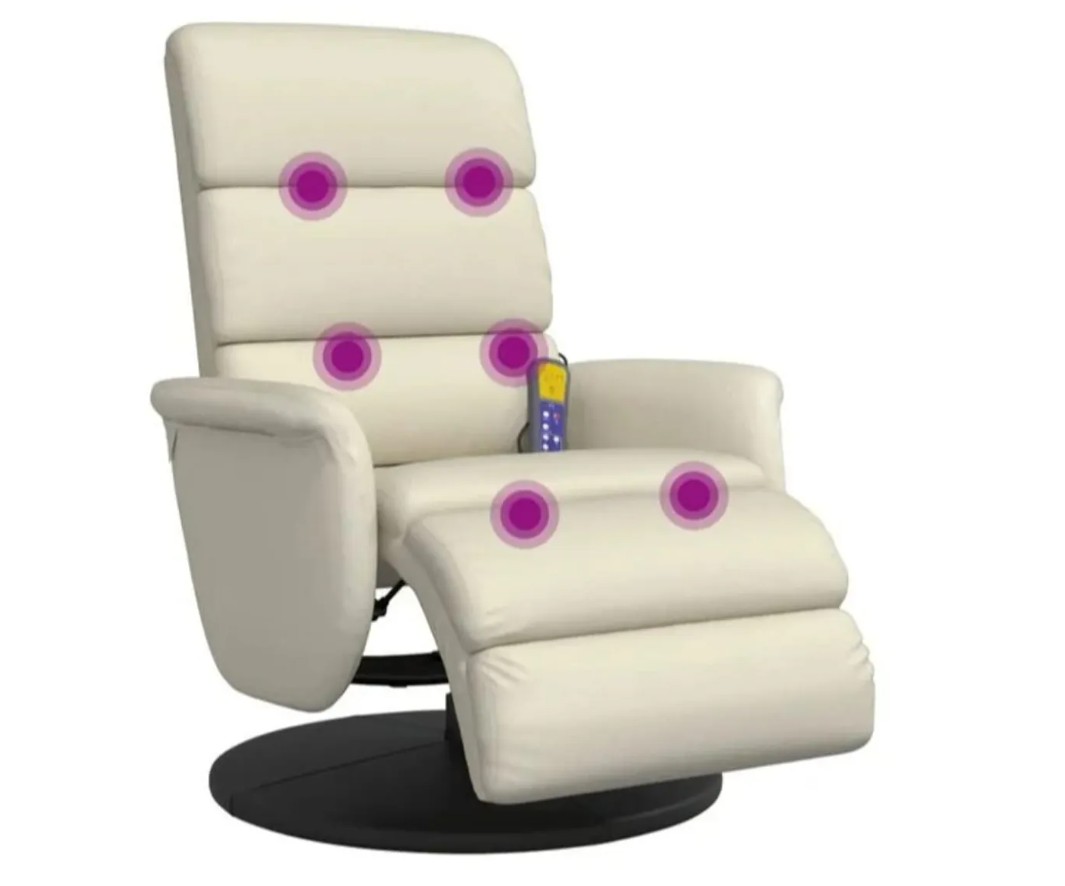 2x Luxe draaifauteuille met massage functies