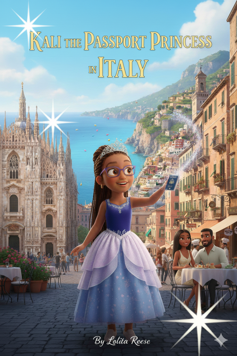 Kali the Passport Princess in Italy