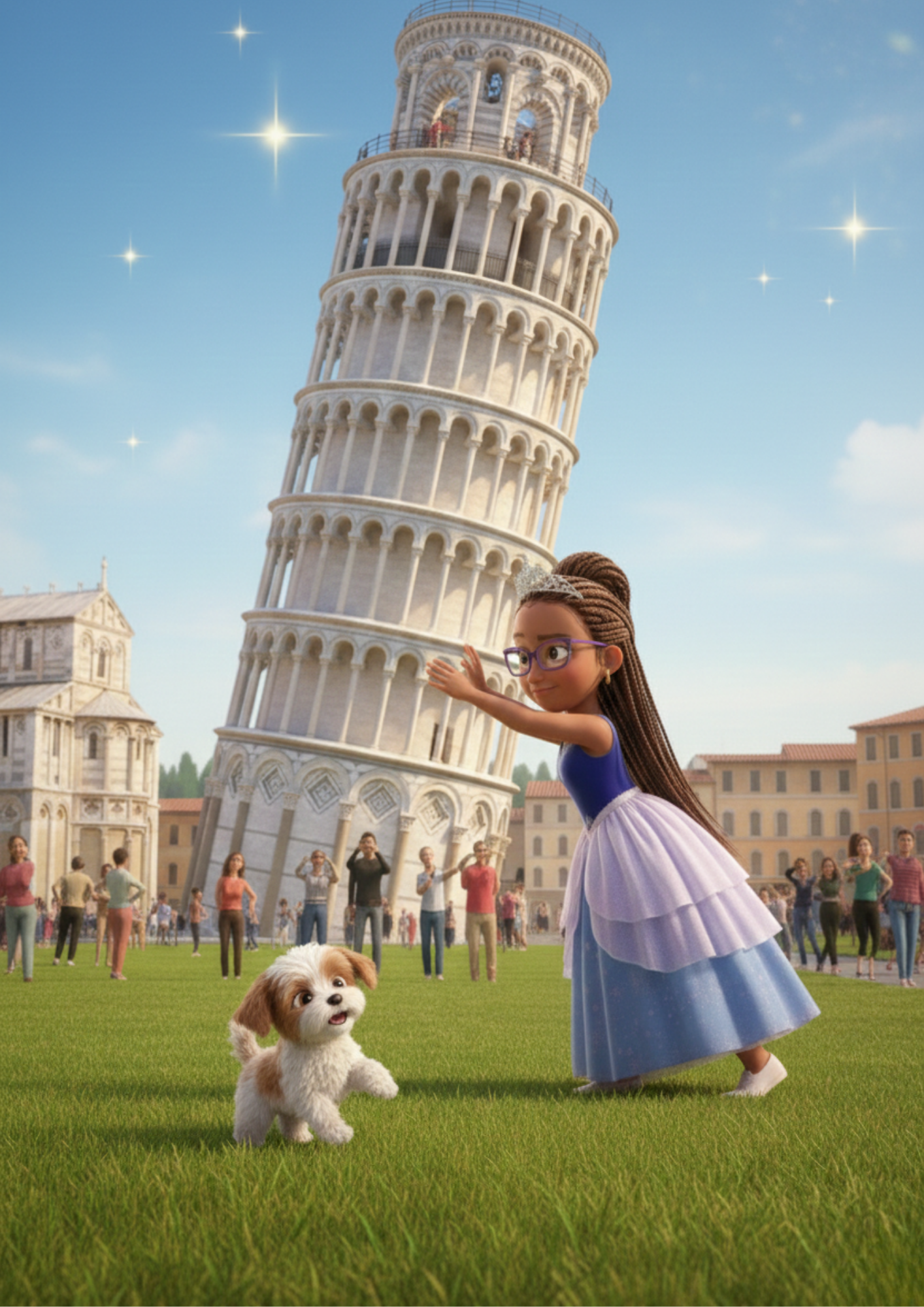 Kali the Passport Princess in Italy