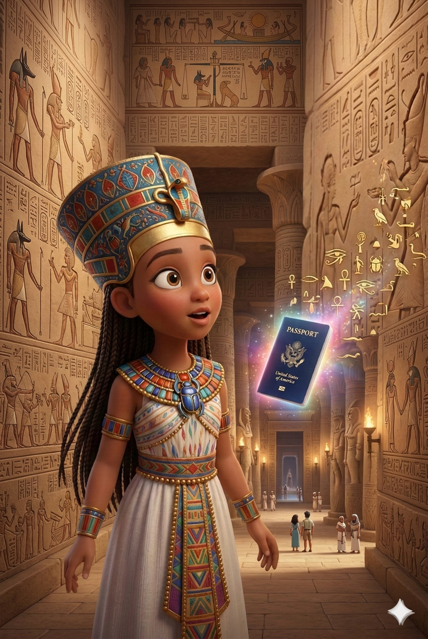 Kali the Passport Princess in Africa