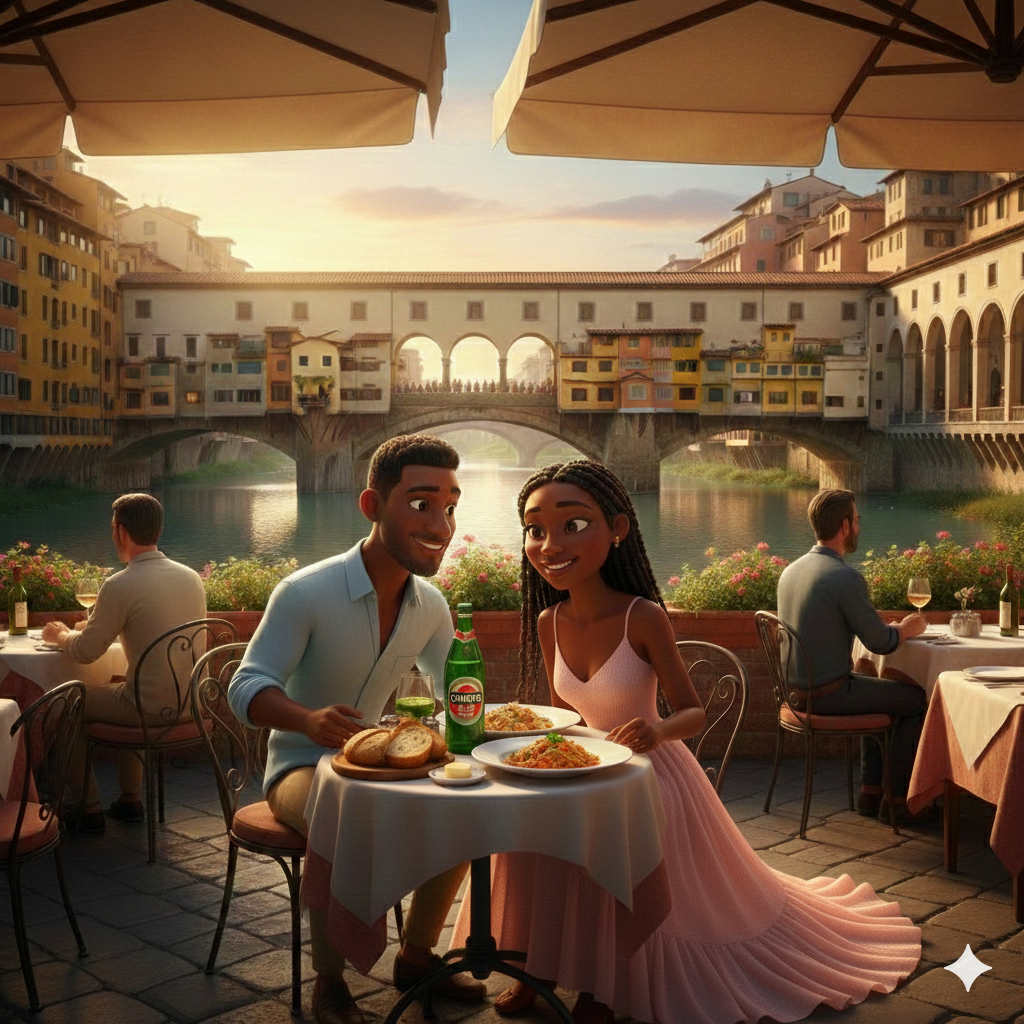 Kali the Passport Princess in Italy