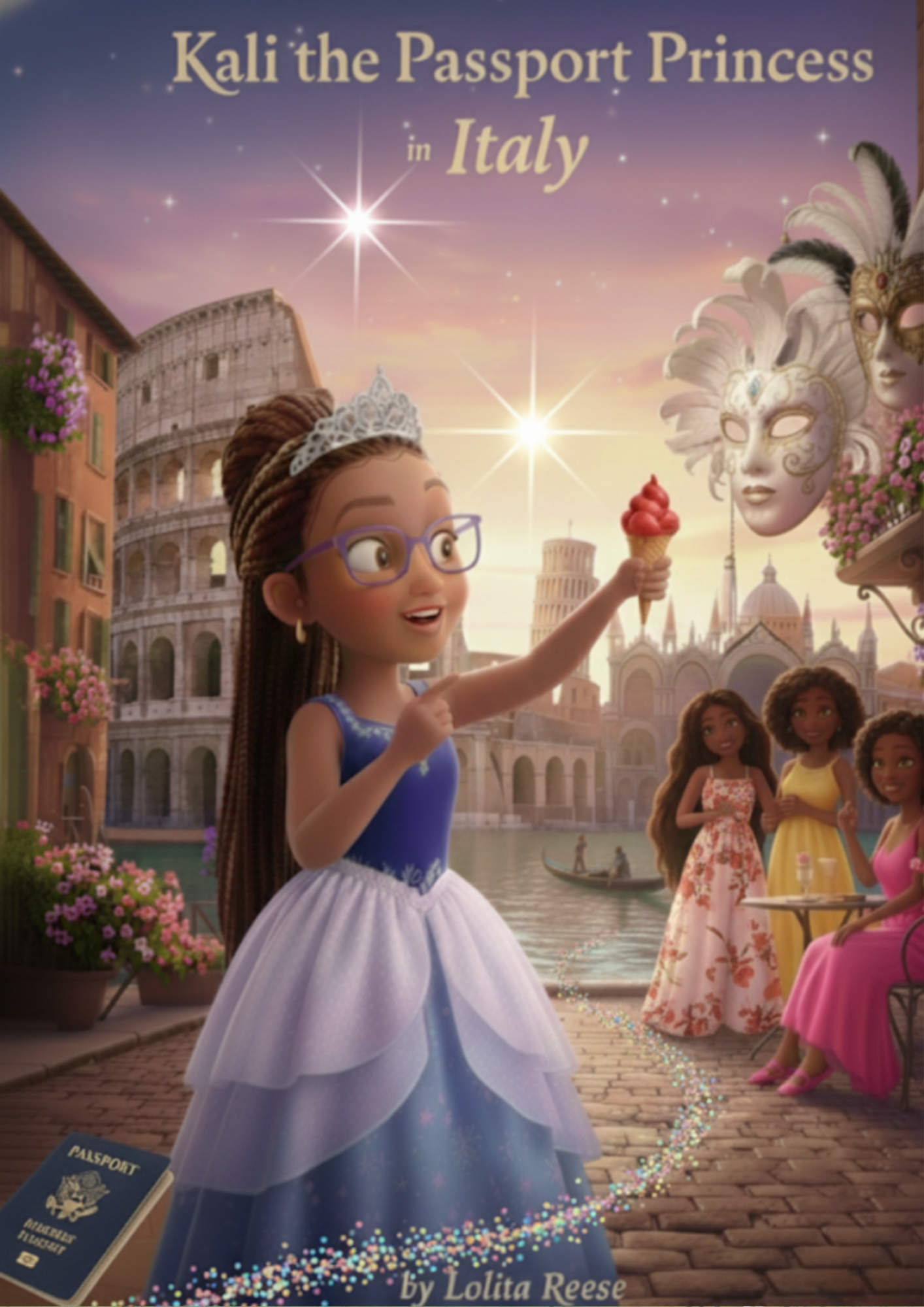 Kali the Passport Princess in Italy