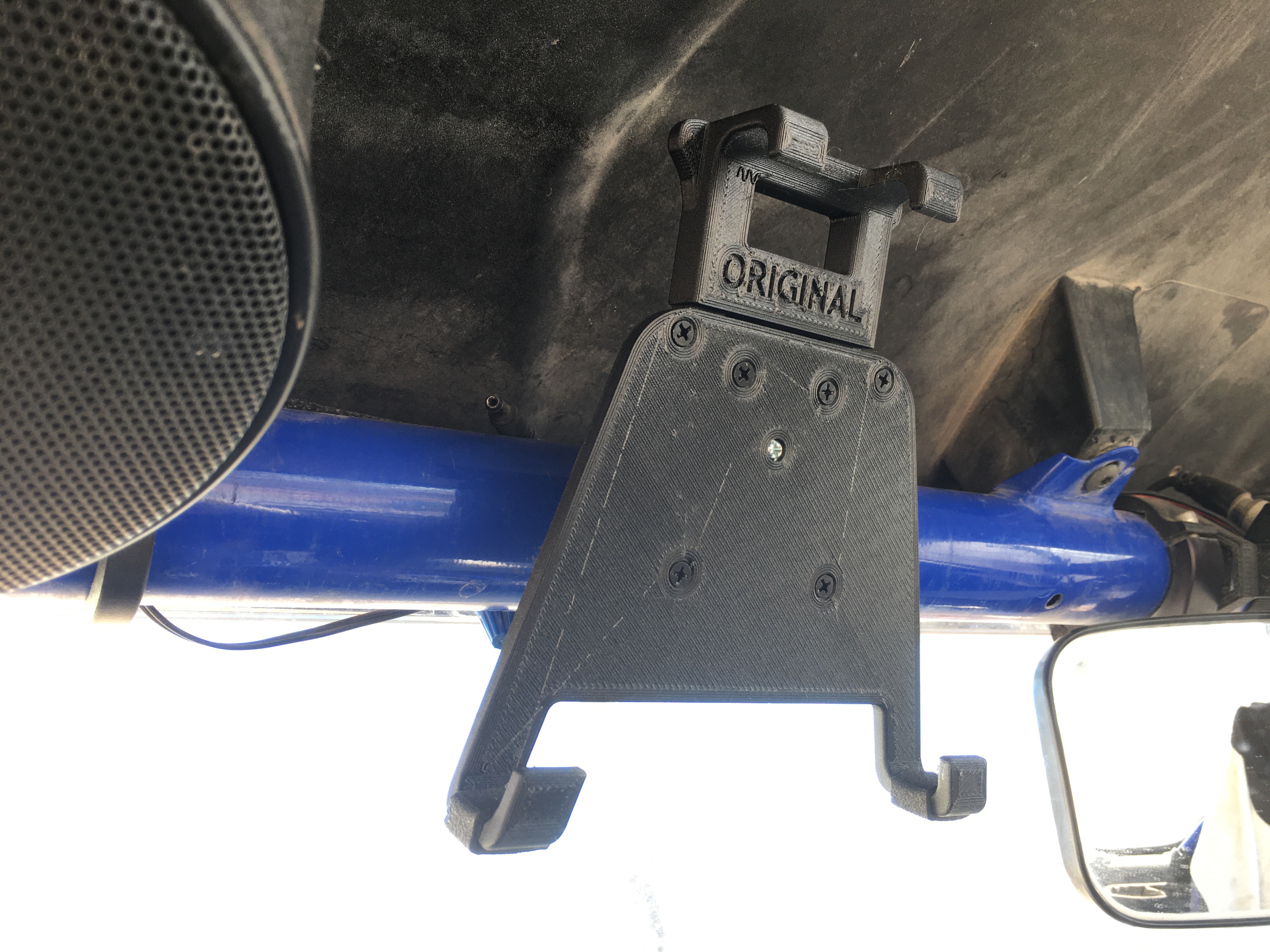 The Original Overhead roll bar tablet mount