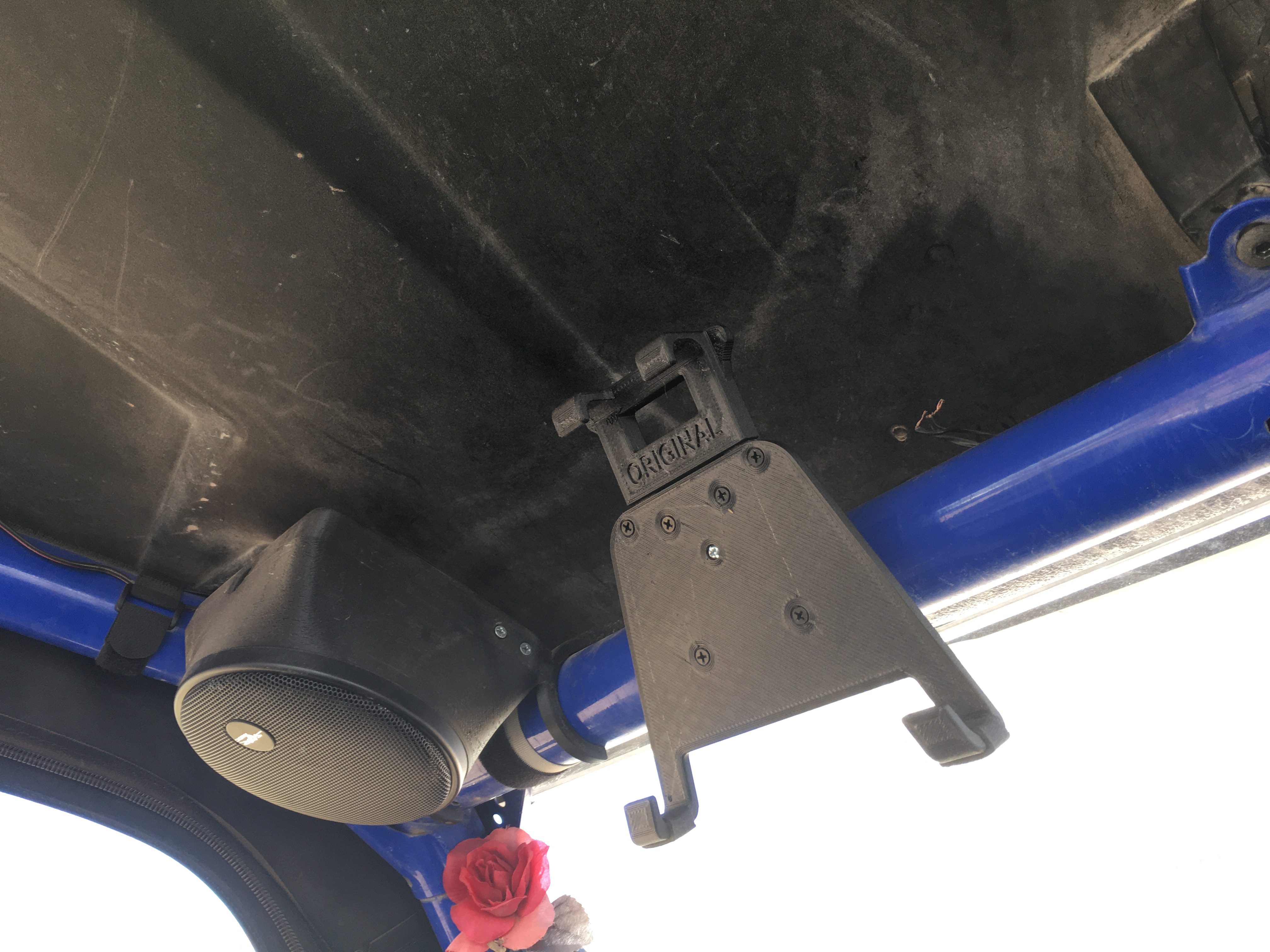 The Original Overhead roll bar tablet mount