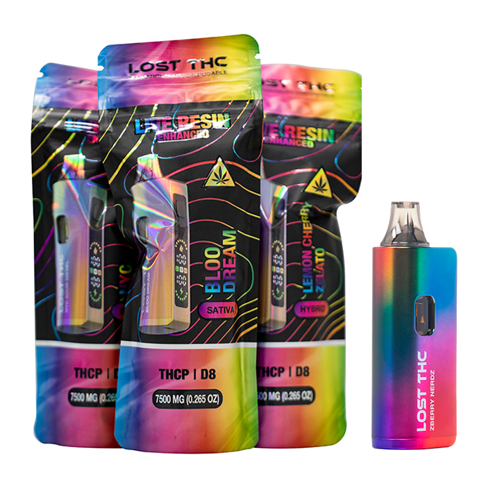 Lost THC Live Resin Enhanced THCP Disposable 7.5G