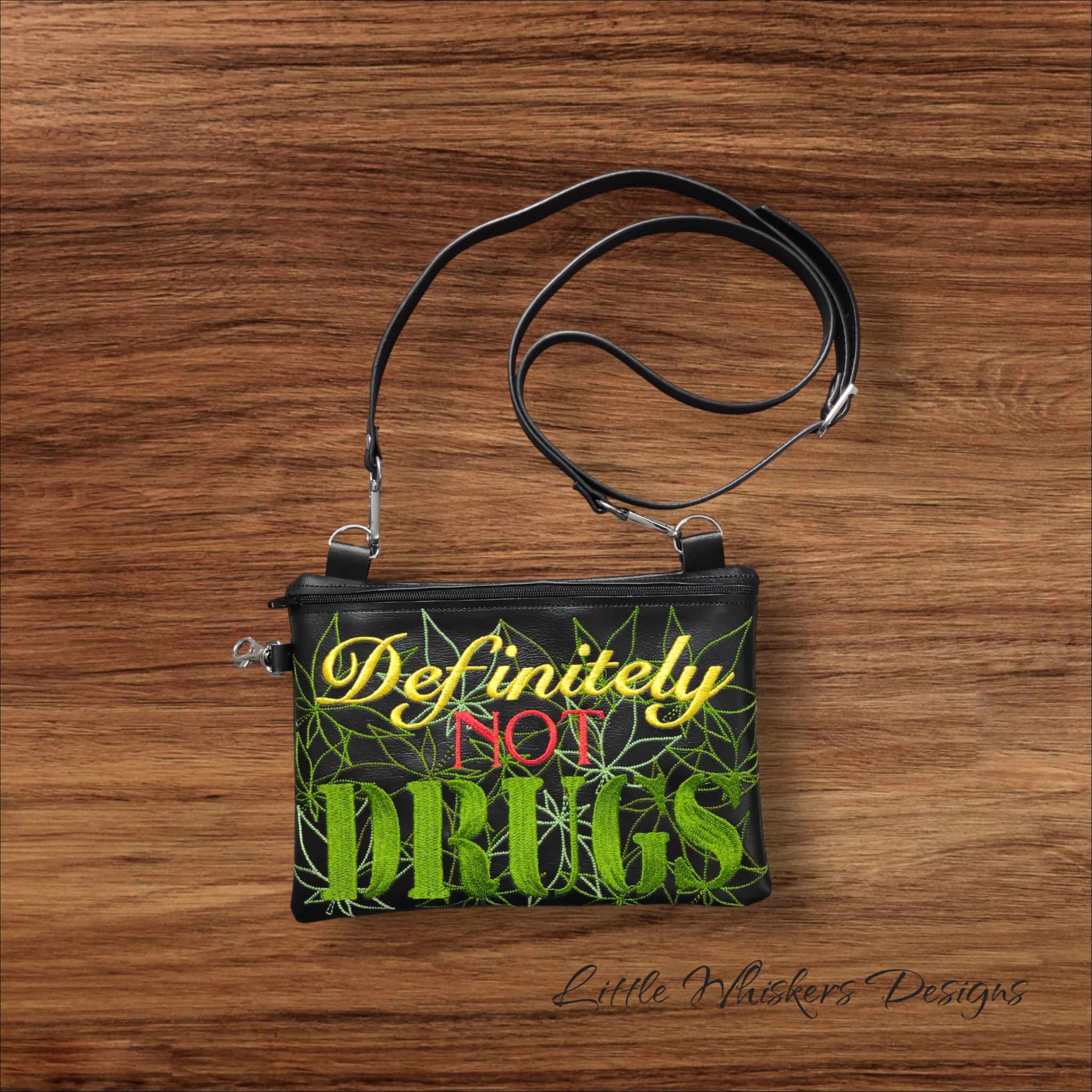Definitely not Drugs Crossbody Bag
