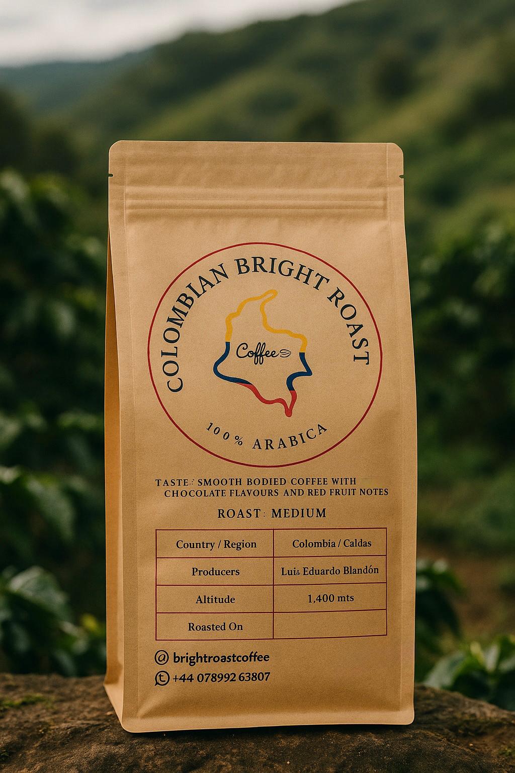 Bright Roast  Colombian Coffee