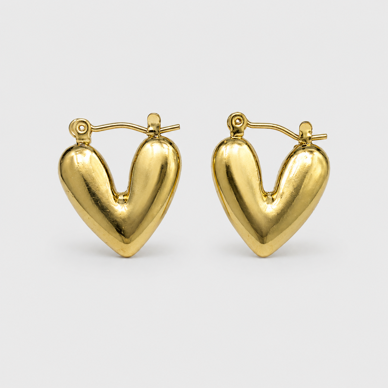 Diana Gold Heart Hoop 