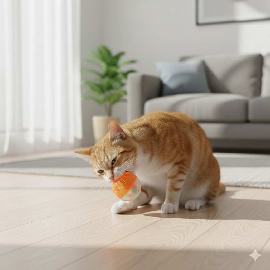 Brinquedo para Gato Bolinha com Guizo