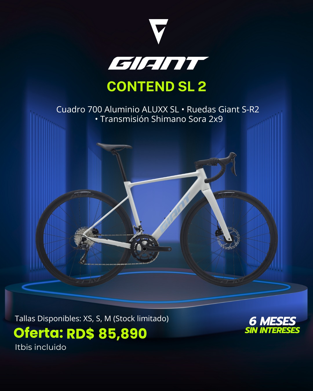 Bicicleta de Ruta Giant Contend SL 2 2026