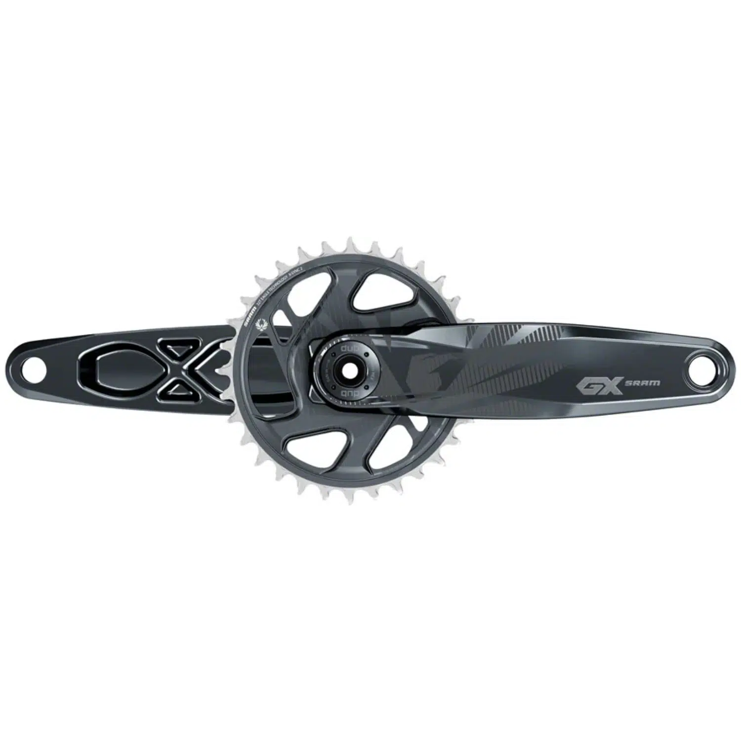 Biela SRAM GX Eagle 175mm, 12 vel, 32t, Direct Mount, DUB Spindle Interface, Lunar, 49mm Chainline