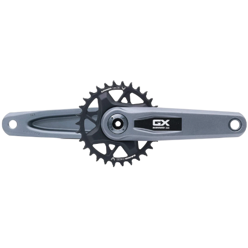 Biela SRAM GX Eagle T-Type Wide Crankset, 170mm, 12 vel, 32t, Direct Mount, 2-Guards, DUB Spindle, Dark Polar