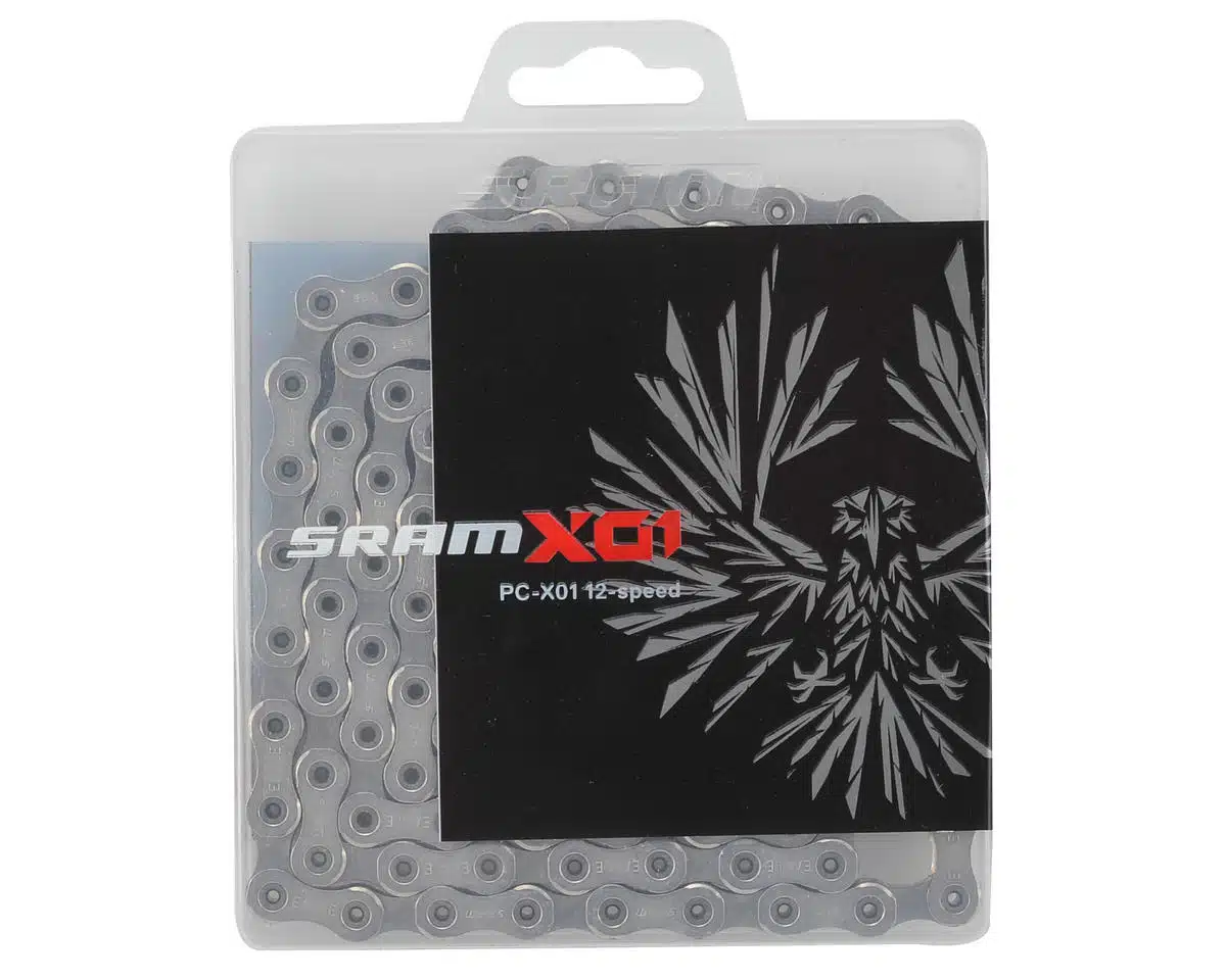 Cadena SRAM X01 Eagle 12V Hollow-pin plata