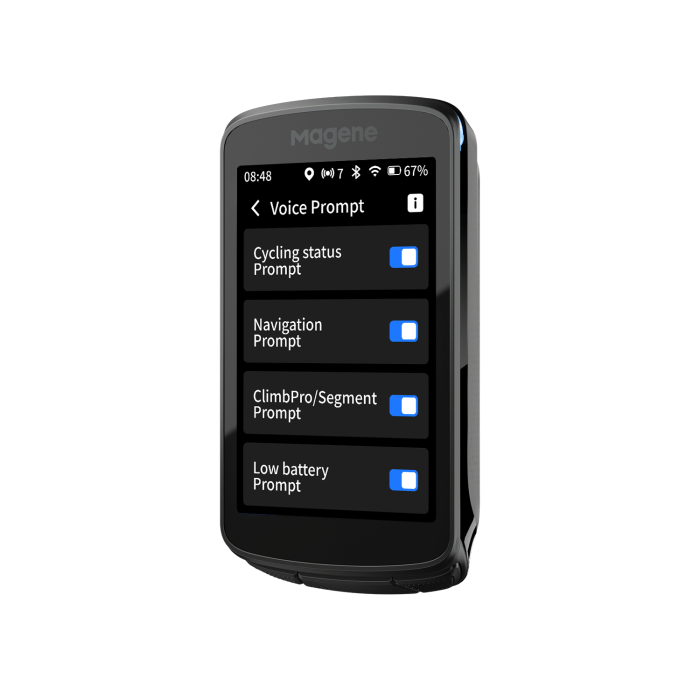 Ciclocomputador GPS inteligente MAGENE C706