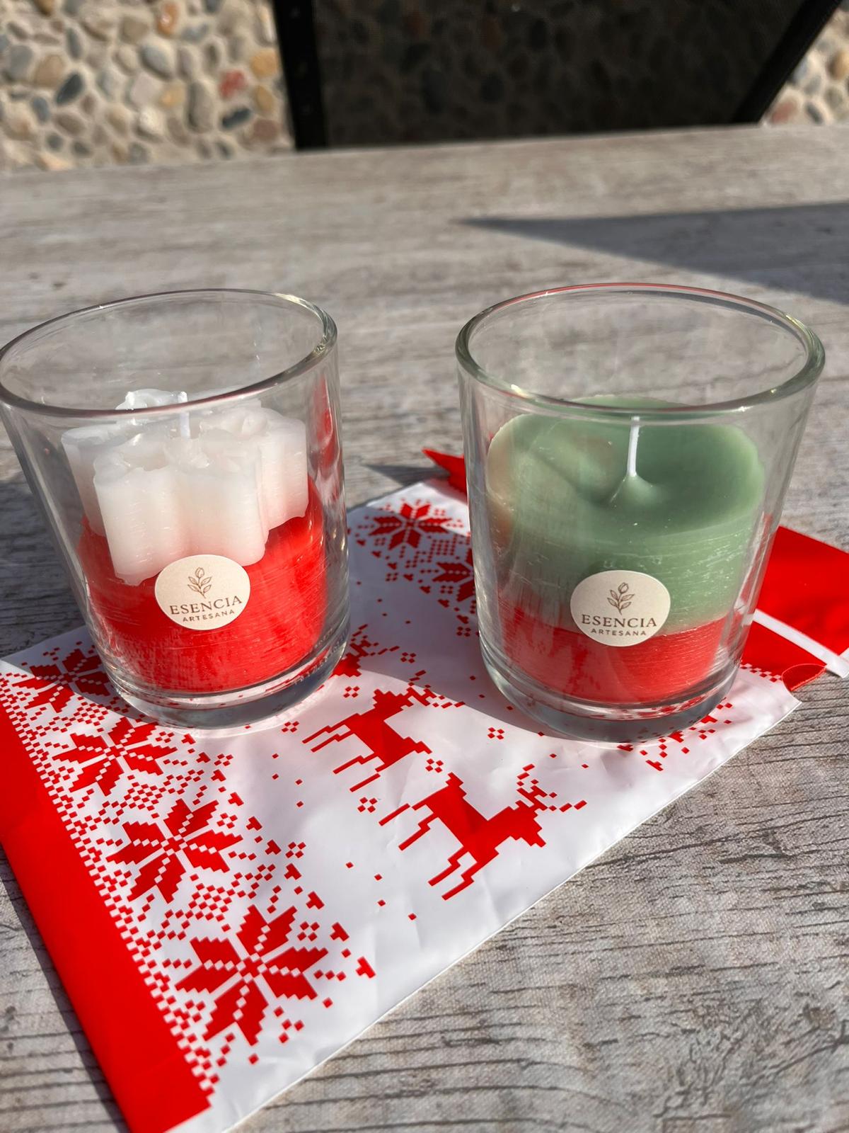 Set de velas navideñas