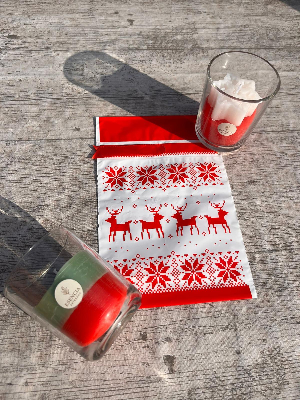 Set de velas navideñas