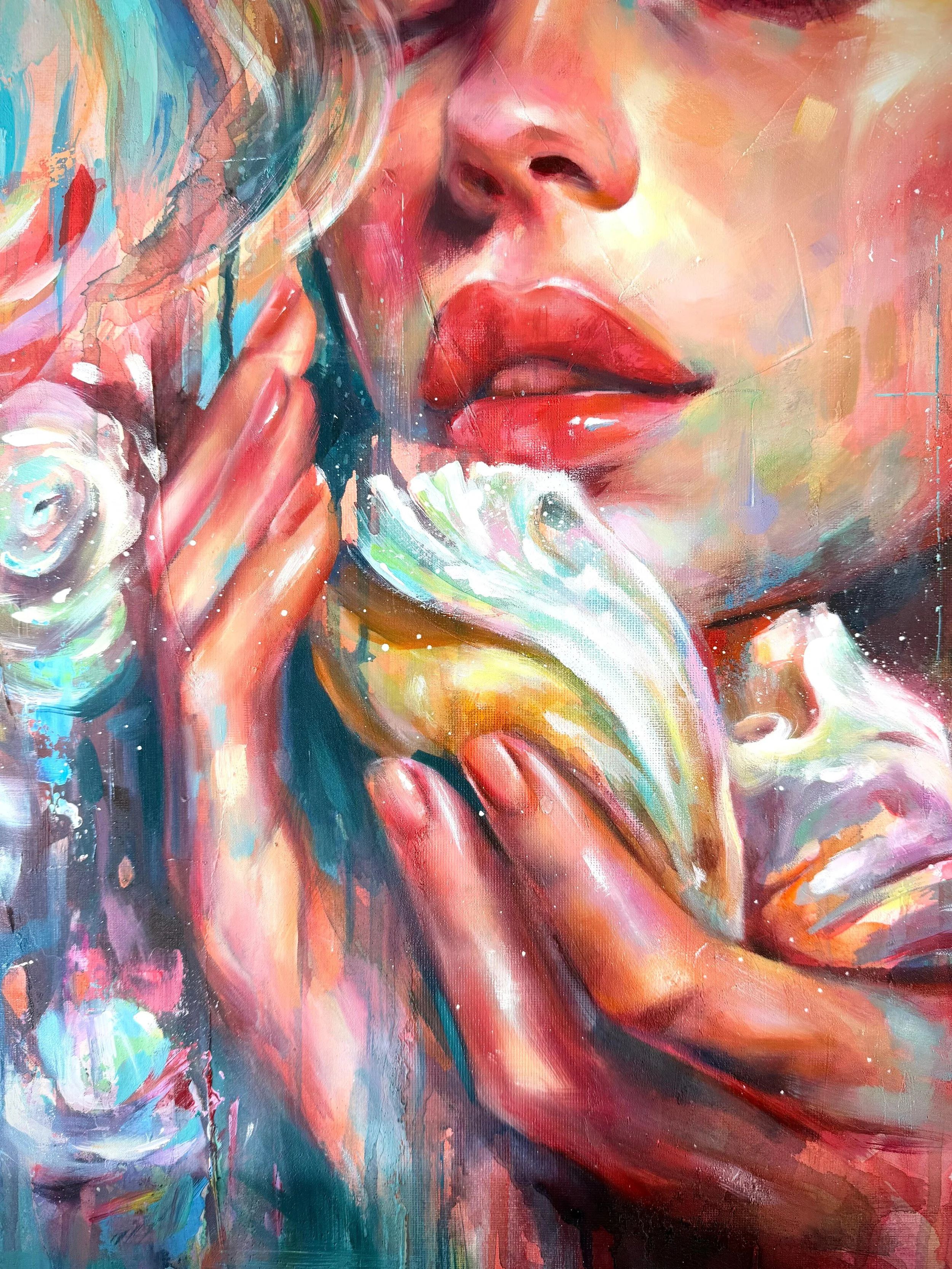 "Mother, I found a treasure" 