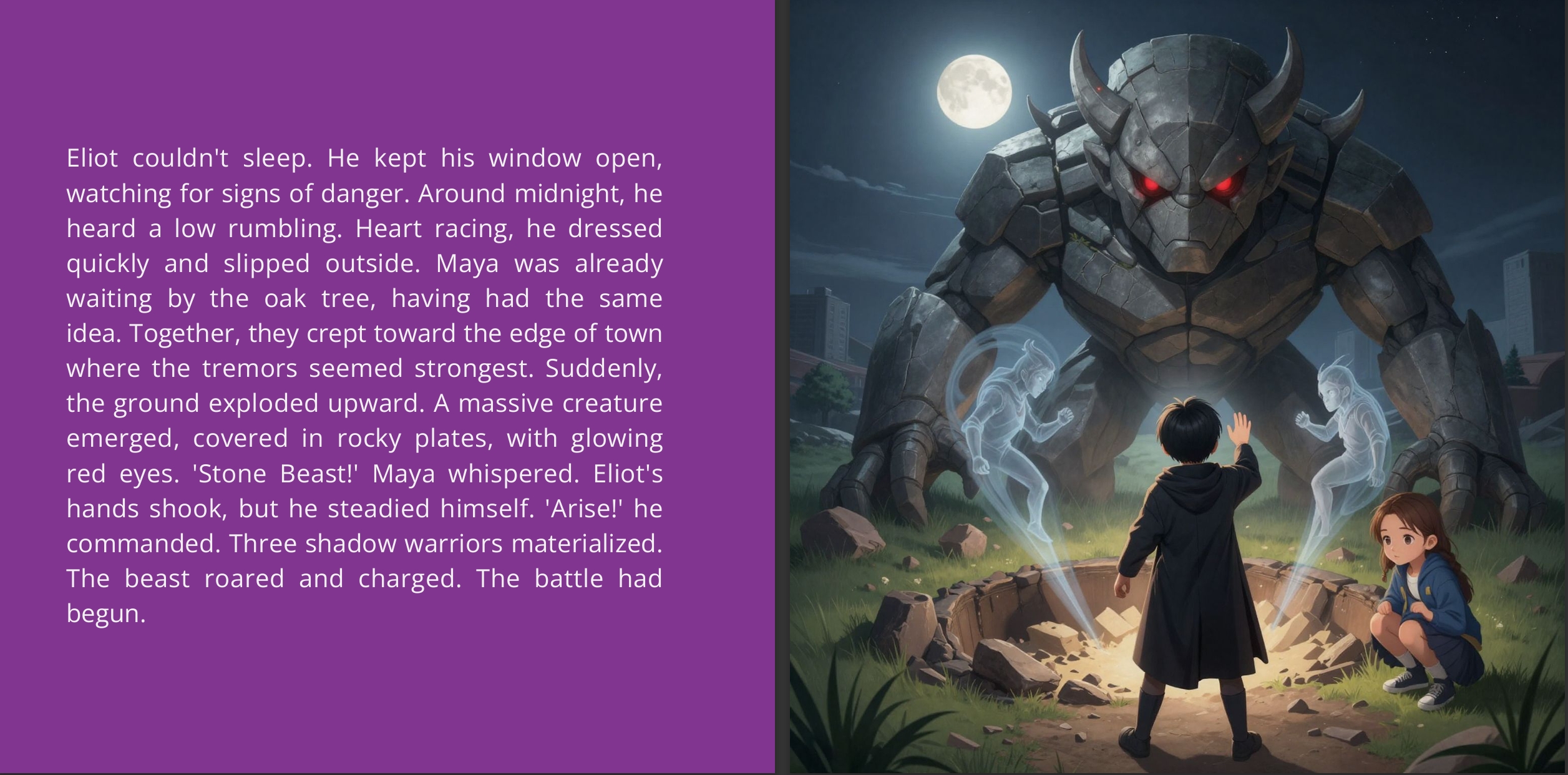 Arise - The Boy Who Commanded Shadows