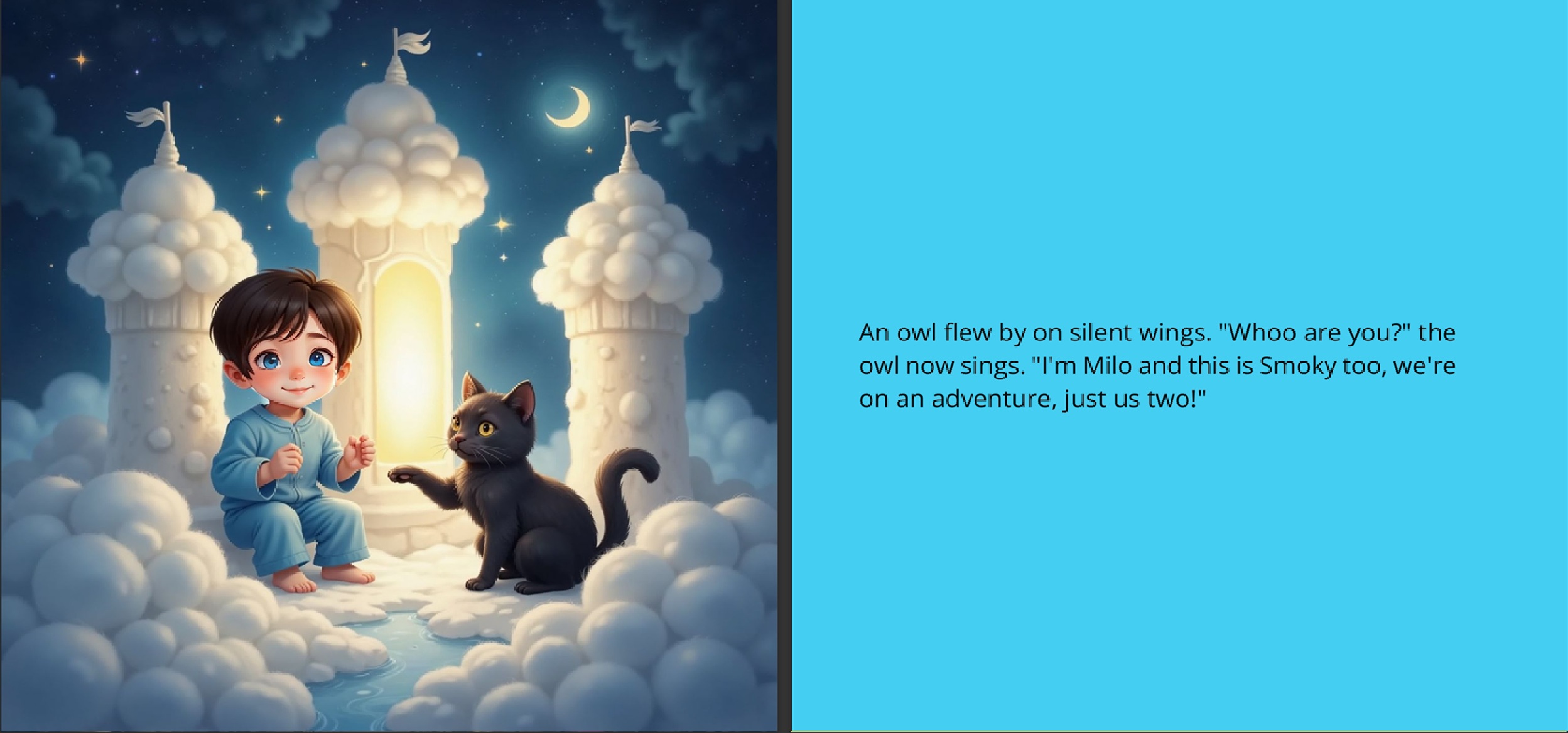 Pajamas, Purrs and Moonlight